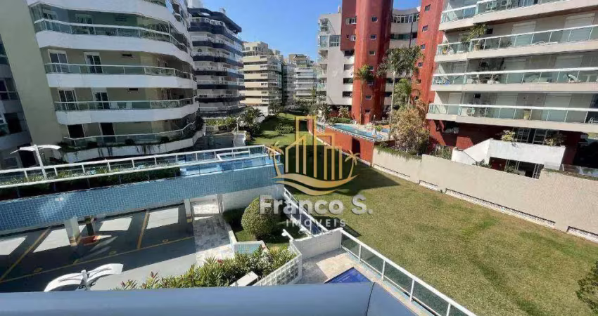 Apartamento com 3 dormitórios para alugar, 105 m² por r$ 1.900,00/dia - riviera módulo 2 - bertioga/sp