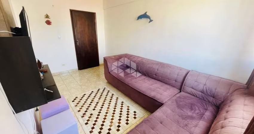 Apartamento a venda na praia grande, no caiçara, com 1 dorm e 1 vaga.