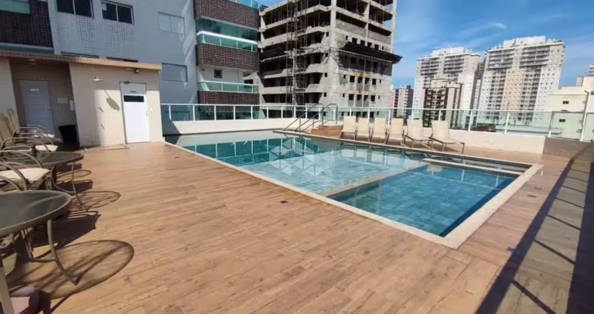 Apartamento a venda na praia grande, no bairro ocian com 2 quartos, 1 suíte, 2 vagas
