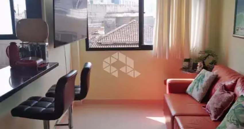 Apartamento a venda na praia grande, no solemar com 1 quarto e 1 vaga
