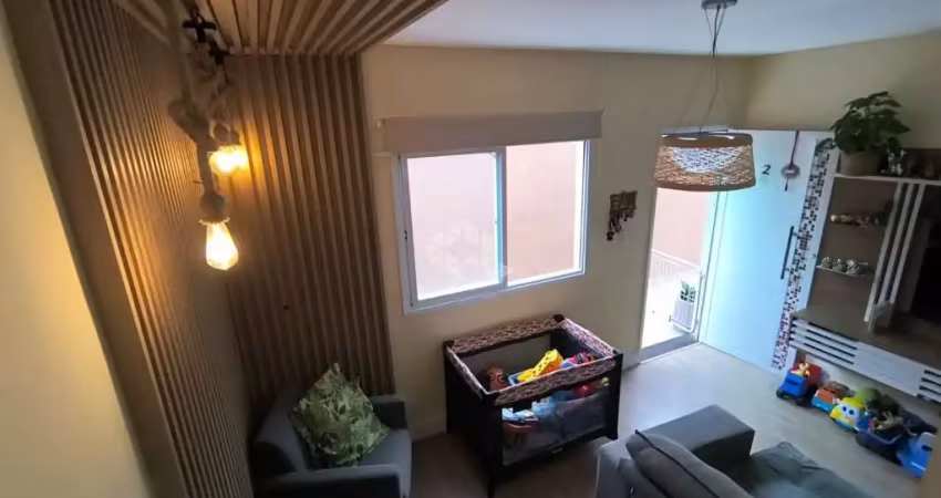Casa a venda na praia grande, bairro maracanã, com 2 quartos e 1 vaga