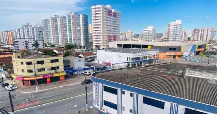 Kitão a venda na praia grande, bairro ocian, com 1 quarto e 1 vaga