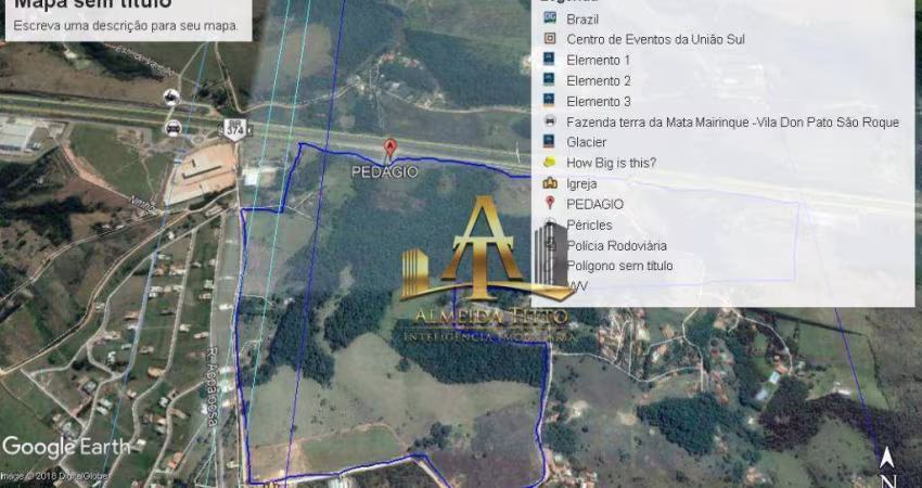 Excelente Área à Venda - Ideal Para Implantação de Centro Logístico - Área Terreno 324.000 m² - Próximo ao Aeroporto Catharina - Confira!!!