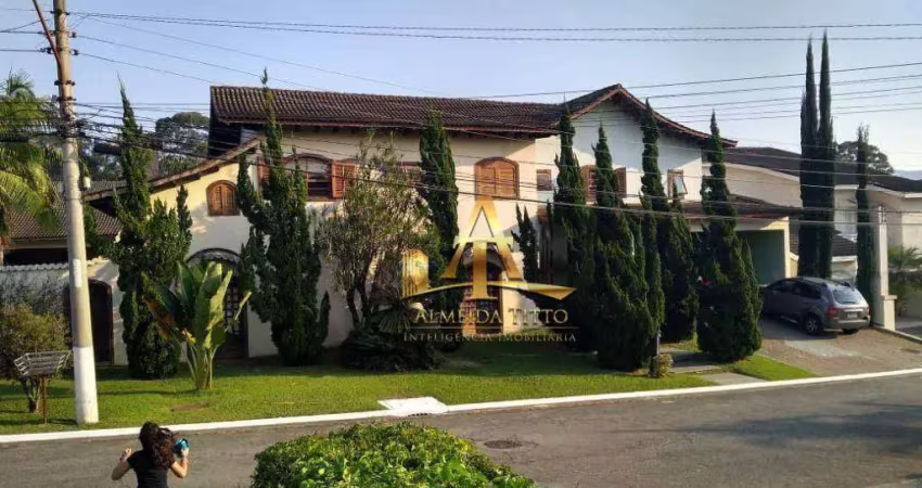 Casa com 4 dormitórios à venda, 696 m² - residencial cinco (alphaville) - santana de parnaíba/são paulo