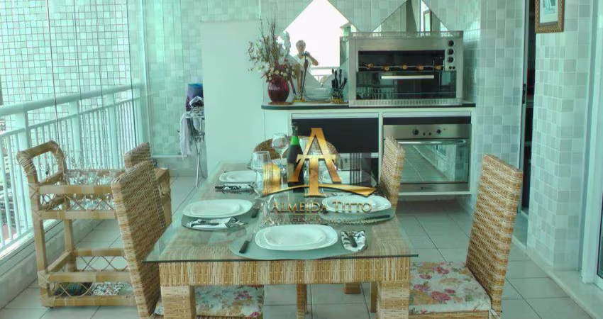 Apartamento com 3 Dormitórios à Venda com 121 m² - Vila Alzira no Guarujá - Confira!