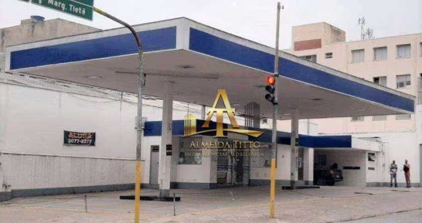 Excelente Terreno para Locação - 348 m²  com Vocação Para Posto de Gasolina - Localização Privilegiada Bom Retiro/SP - Confira!