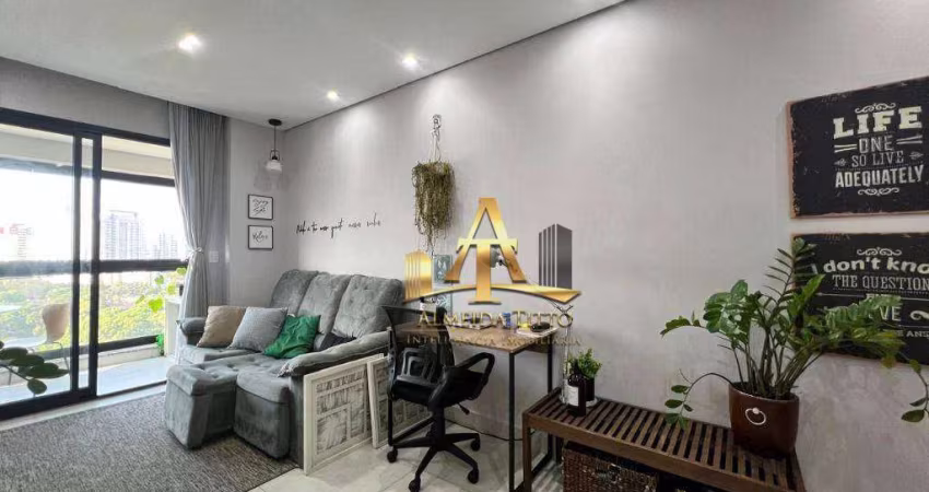Apartamento com 1 dormitório, 39 m² - venda por R$ 560.000,00 ou aluguel por R$ 4.200,02/mês - Bethaville - Barueri/SP