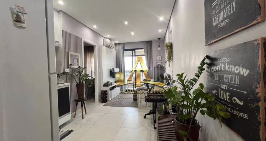 Apartamento com 1 dormitório, 39 m² - venda por r$ 563.000,00 ou aluguel por r$ 4.500,02/mês - bethaville - barueri/sp