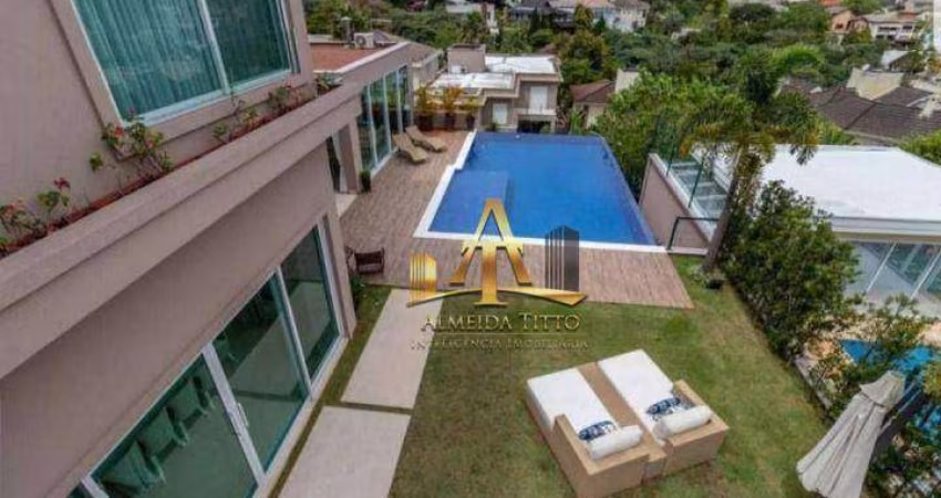Casa com 5 dormitórios à venda, 740 m² por R$ 10.500.000,00 - Residencial Dez (Alphaville) - Santana de Parnaíba/SP