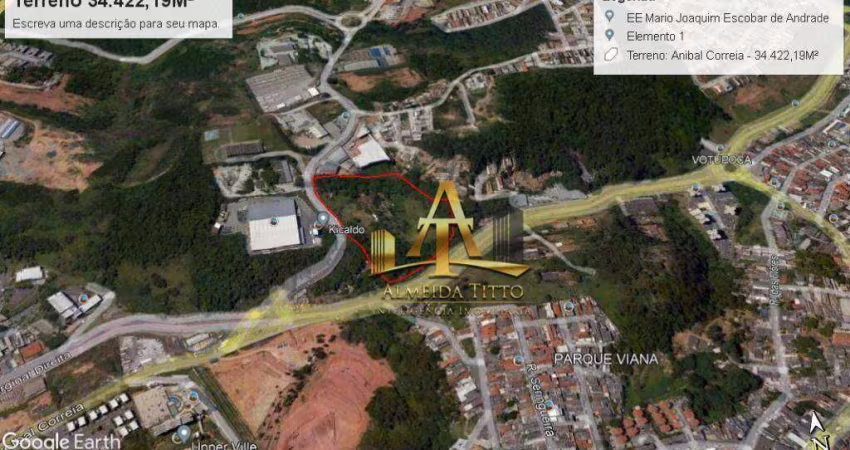 Área à venda, 34422 m² por R$ 36.000.000,00 - Parque Viana - Barueri/SP