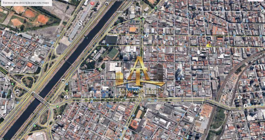 Terreno à Venda 348 m² - Com Vocação para Posto de Gasolina – Localização Privilegiada no Bom Retiro em São Paulo - Confira!