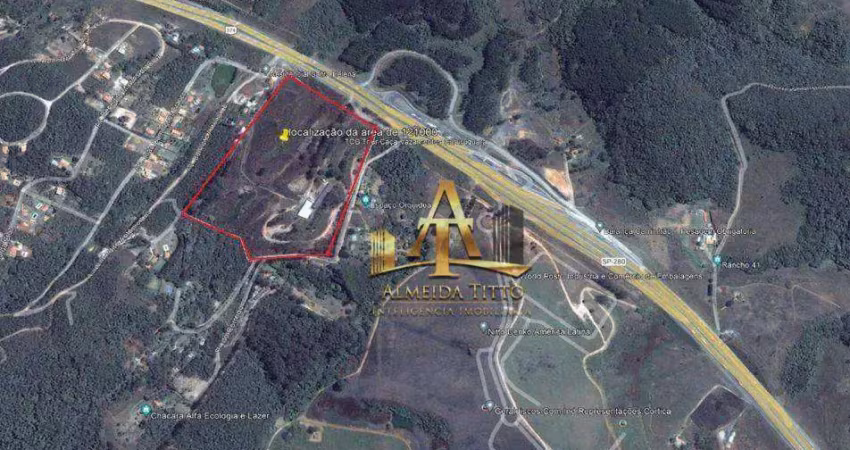 Área à venda com 121000 m² - as margens da rodovia castello branco - cururuquara em santana de parnaíba - confira!