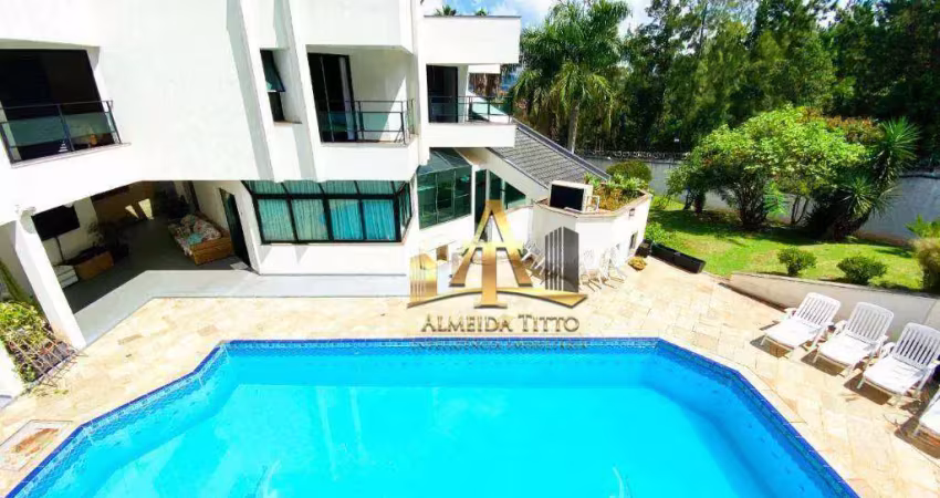 Casa com 4 dormitórios, 800 m² - venda por r$ 6.550.000,00 ou aluguel por r$ 38.800,00/mês - residencial dez (alphaville) - santana de parnaíba/sp