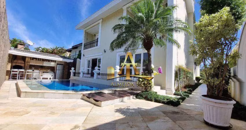 Casa com 5 dormitórios para alugar, 582 m² por r$ 28.566,67/mês - alphaville 0 - barueri/sp