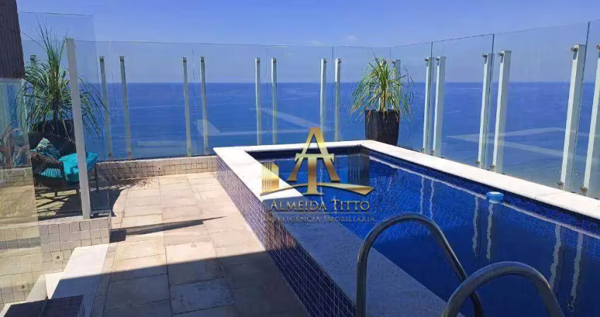 Cobertura com 4 dormitórios à venda, 315 m² por R$ 4.250.000,00 - Canto do Forte - Praia Grande/SP