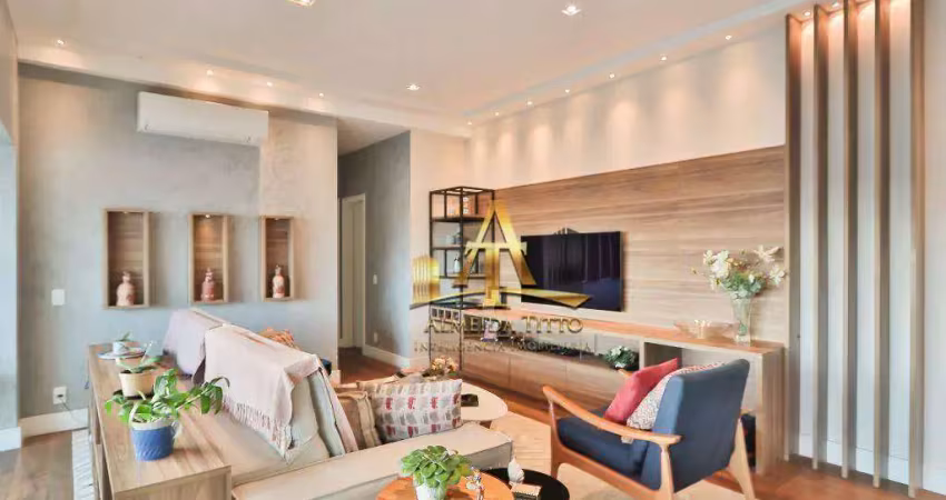 Apartamento com 3 dormitórios à venda, 138 m² por r$ 2.345.000,00 - alphaville centro de apoio i - barueri/sp