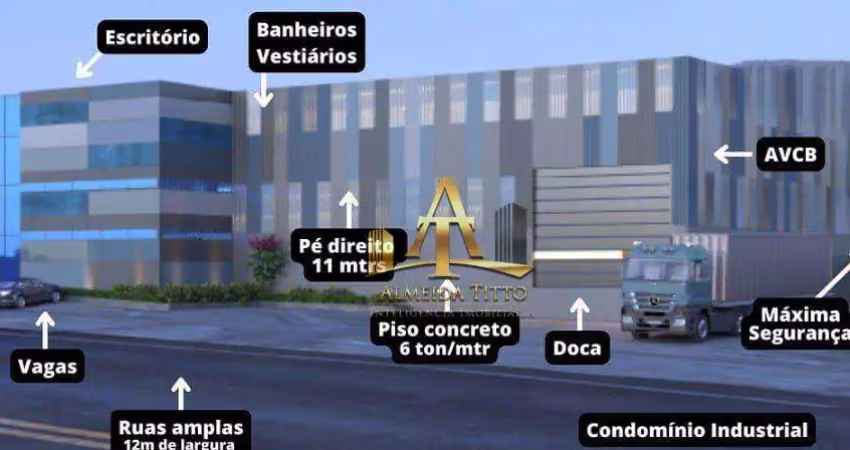 Galpão para Locação com 2130 m² - Jardim Primavera em Mogi Mirim/SP.