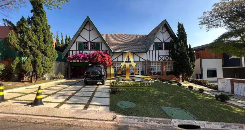 Casa com 4 dormitórios à venda, 370 m² - residencial 8 - santana de parnaíba - são paulo
