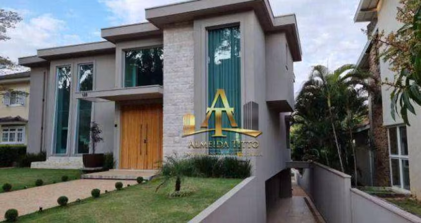 Casa com 5 suítes à venda,  com 760 m² de área útil - Residencial Dez  -Alphaville - Santana de Parnaíba- São Paulo