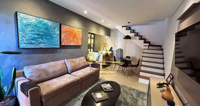 Apartamento com 2 dormitórios à venda, 127 m² - alphaville - barueri/sp