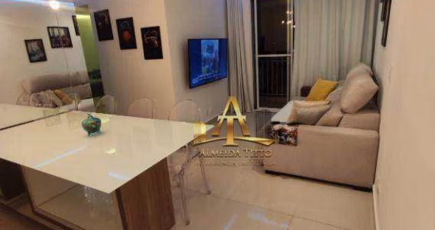 Apartamento com 2 dormitórios à venda, 52 m² por R$ 339.000,00 - Condomínio Marselha - Jandira/SP