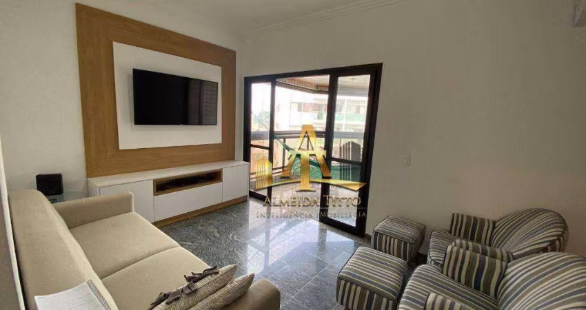 Apartamento com 3 dormitórios à venda, 90 m² - Enseada - Guarujá/São Paulo