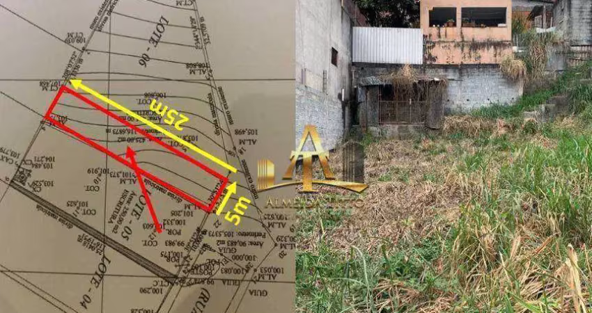 Terreno à venda, 125 m² por r$ 335.000,01 - vila boa vista - barueri/sp