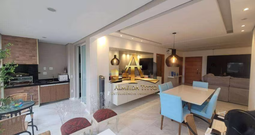 Apartamento com 3 dormitórios à venda, 136 m² por R$ 1.847.000,00 - Centro Empresarial Tamboré - Santana de Parnaíba/SP