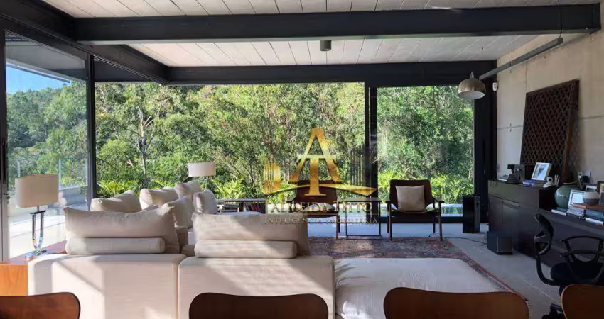 Casa com  5 suítes à venda, 533 m² por r$ 6.400.000 - tamboré - santana de parnaíba/sp