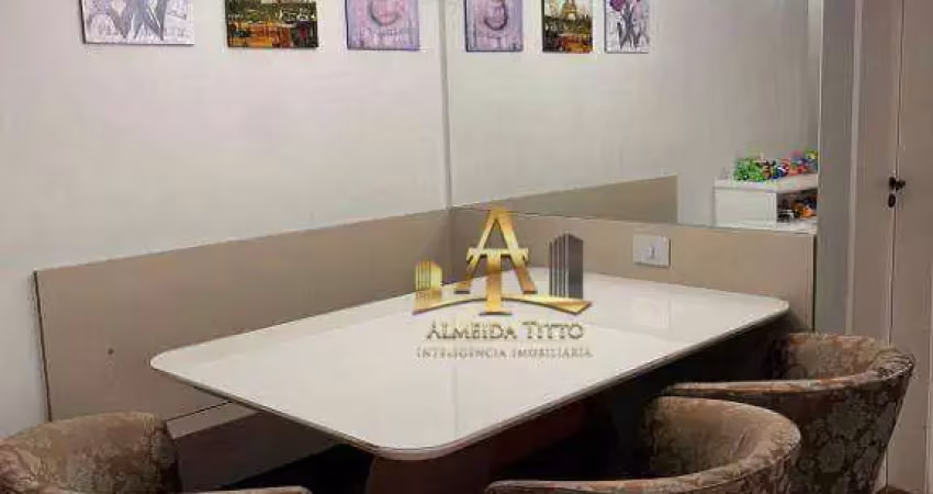 Apartamento com 3 dormitórios à venda, 60 m² por R$ 490.000 - Edifício Mahattan - Centro - Osasco - São Paulo.