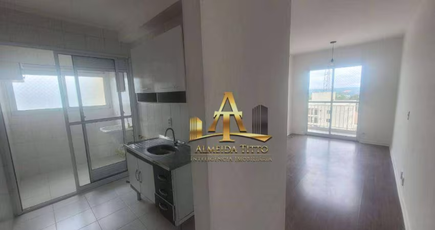Apartamento com 2 dormitórios para alugar, 52 m² - Condomínio Residencial Marselha - Parque das Iglesias - Jandira - São Paulo