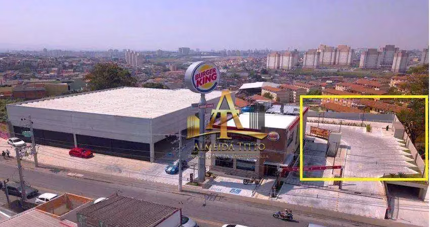 Terreno comercial para locação com 300 m² por r$ 8.000/mês - centro em carapicuíba/sp.