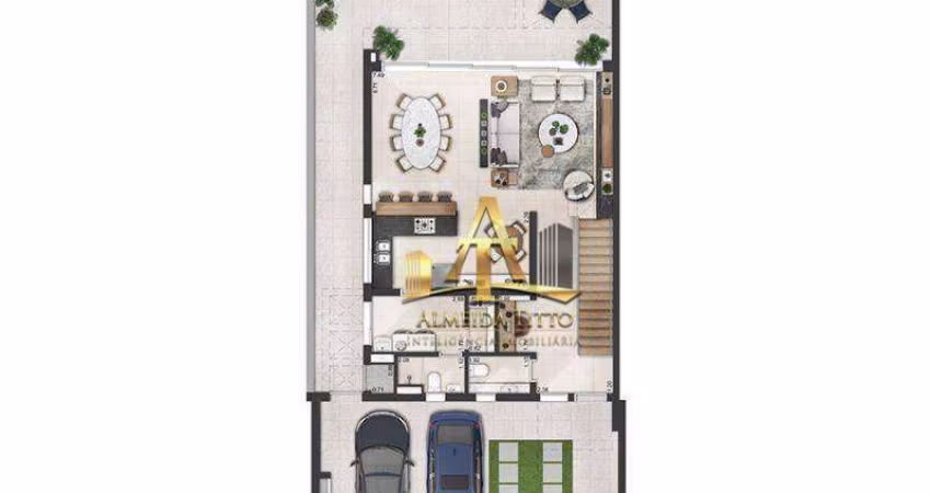 Casa com 3 dormitórios à venda, 230 m² por R$ 3.480.000 - Alphaville - Santana de Parnaíba/SP