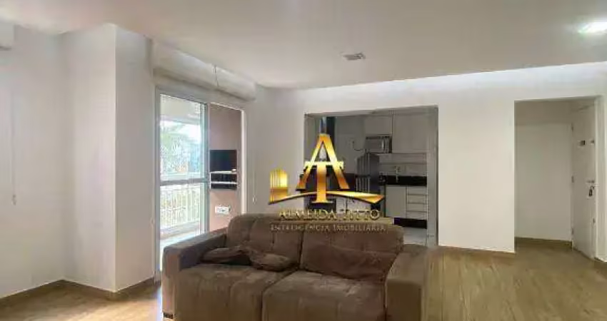 Apartamento para locação de 87m² mobiliado no Condomínio Alpha Style em Alphaville - Barueri.
