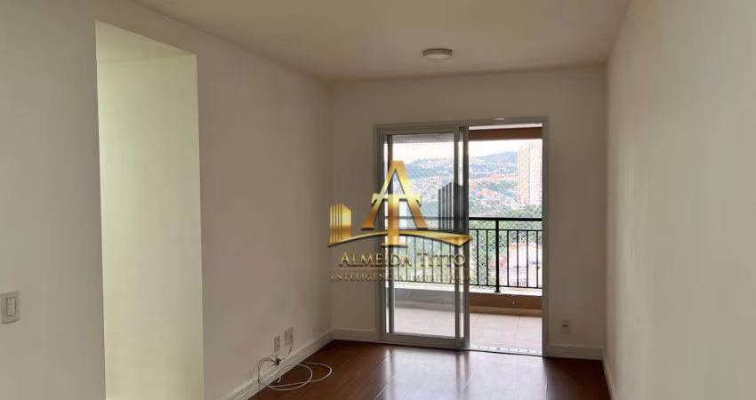 Apartamento com 3 dormitórios para alugar, 76 m² por R$ 4.470,00/mês - Jardim Tupanci - Barueri/SP