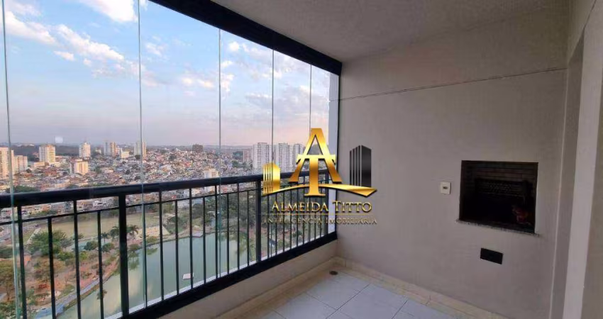 Apartamento com 2 dormitórios para locação, 76 m² por R$4.500,00 - Jardim Tupanci - Barueri/SP