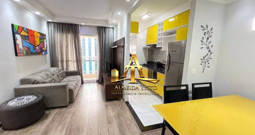 Excelente apartamento totalmente mobiliado para locação em barueri - condomínio residencial vision - barueri - sp