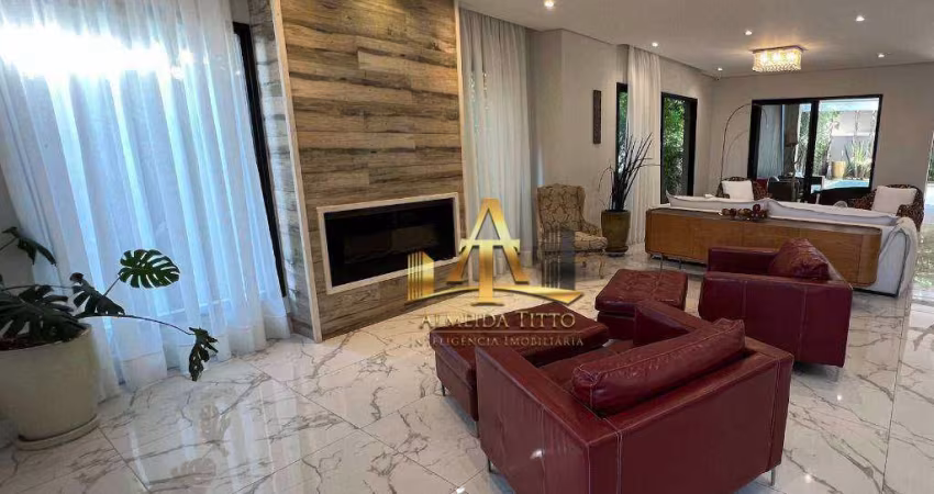Casa mobiliada para locação no condomínio residencial tamboré 10 - alphaville - sp
