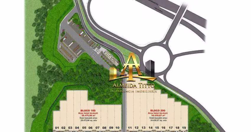 Galpão modular logístico com 5.032,53 m² para locação no centro logístico imigrantes 4 – são bernardo do campo – confira!