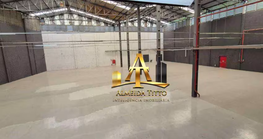 Galpão para locação com 860 m² por r$ 18.000/mês - chácaras são luís em santana de parnaíba/sp.