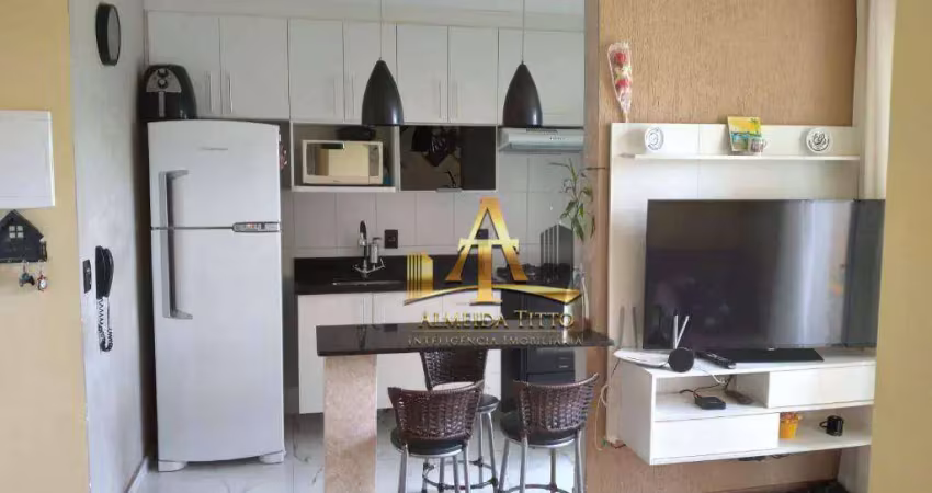 Apartamento com 2 dormitórios à venda, 49 m² - jardim ísis - condomíno le mont - cotia - são paulo
