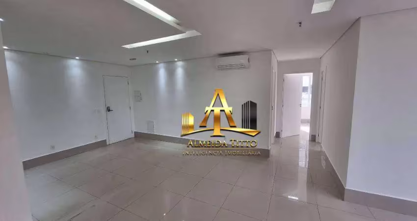 Sala comercial para locação com 98 m² – edifício alpha premium – alphaville, barueri/sp