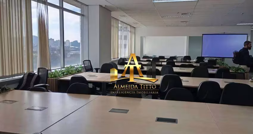 Laje mobiliada para locação com 339 m² por r$ 31.374/mês - centro administrativo rio negro - alphaville industrial em barueri/sp.