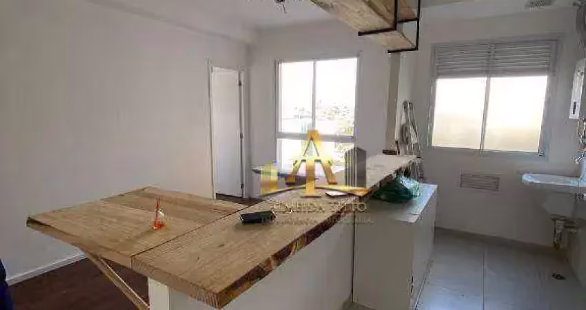Apartamento com 1 dormitório para alugar, 42 m² por r$ 2.929,17/mês - jardim tupanci - barueri/sp
