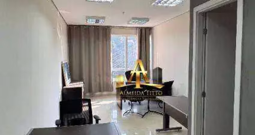 Sala mobiliada para locação com 30 m² por r$ 3.000/mês - edifício link offices - alphaville em santana de parnaíba/sp.
