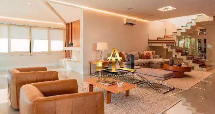 Casa com 4 dormitórios à venda, 466 m² por r$ 7.300.000 - alphaville 04 - santana de parnaíba/sp