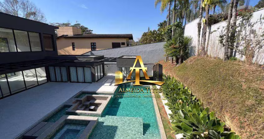 Casa com 6 dormitórios à venda, 1090 m² por r$ 28.500.000 - alphaville 01 - barueri/sp