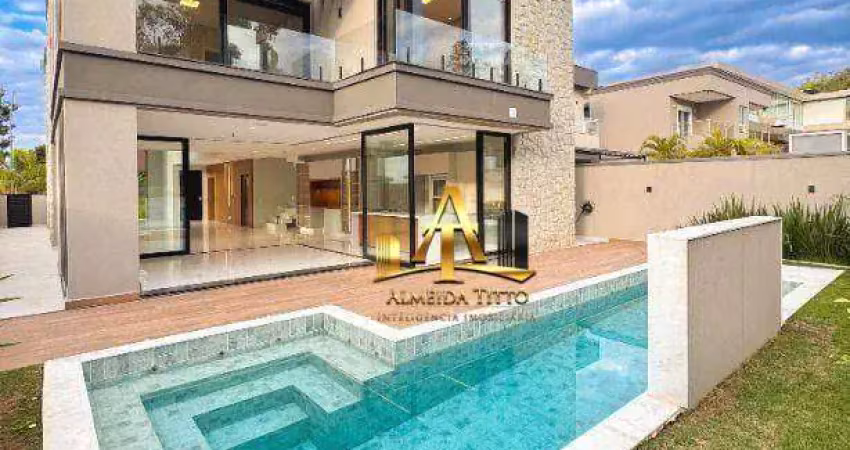 Casa com 4 dormitórios à venda, 430 m² por r$ 8.900.000 - gênesis 2 - santana de parnaíba/sp