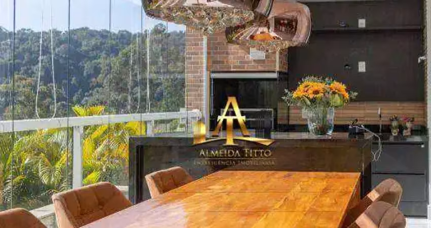 Apartamento com 3 dormitórios à venda, 224 m² por r$ 3.800.000 - centro empresarial tamboré - santana de parnaíba/sp