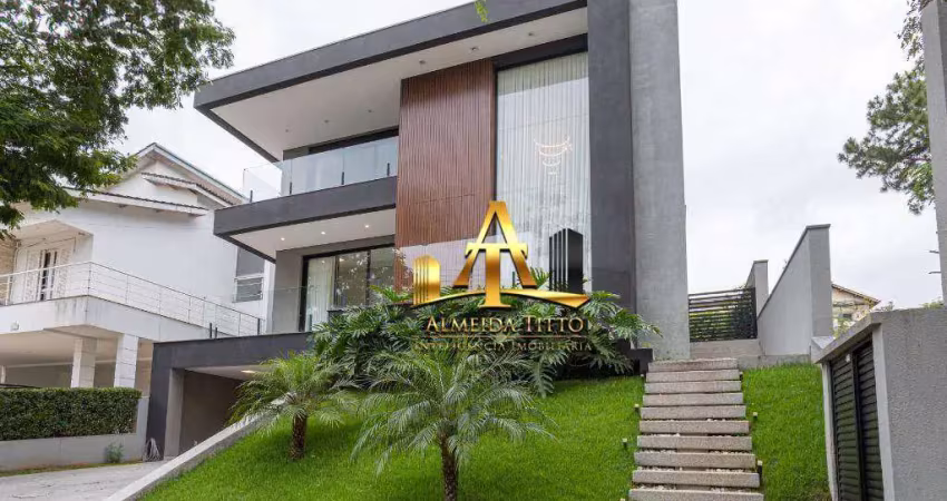 Casa com 4 dormitórios à venda, 400 m² por r$ 5.150.000 - residencial doze (alphaville) - santana de parnaíba/sp